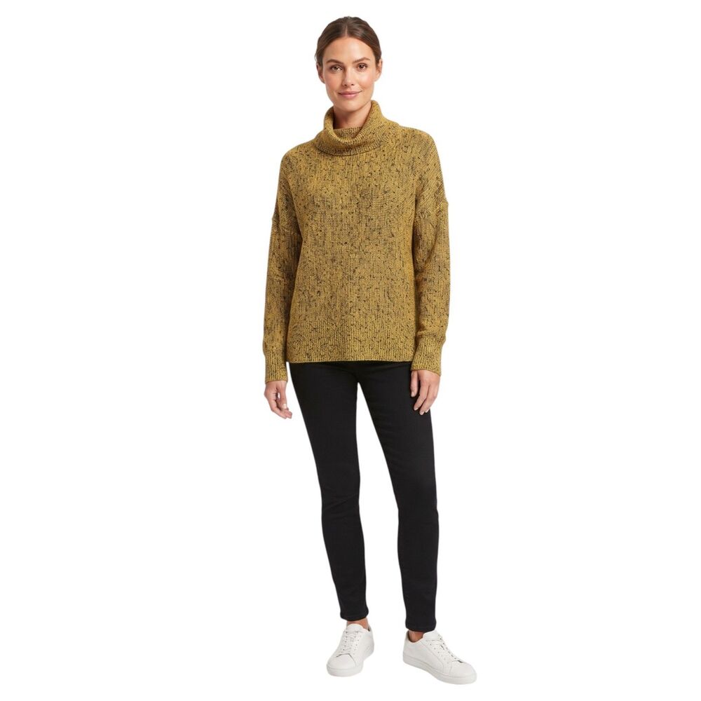 Topshop Mustard Turtleneck Sweater Size 6